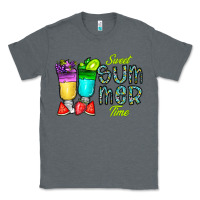 Charcoal Heather sweet summer time3 Classic Tee - CowhideDigitalArt