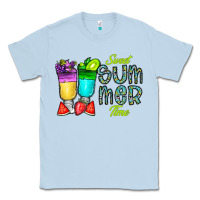 Dusty Blue sweet summer time3 Classic Tee - CowhideDigitalArt