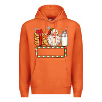 Carrot christmas santa custom name Premium Hoodie - MaliasSmallBusiness