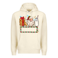 Sandshell christmas santa custom name Premium Hoodie - MaliasSmallBusiness
