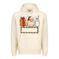 Tofu christmas santa custom name Premium Hoodie - MaliasSmallBusiness