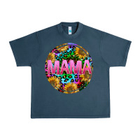 Midnight Navy tie dye mama Urban Heavy Tee - texasbilliewilder