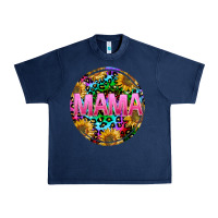 Navy tie dye mama Urban Heavy Tee - texasbilliewilder