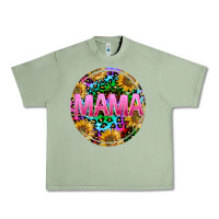 Oil Green tie dye mama Urban Heavy Tee - texasbilliewilder