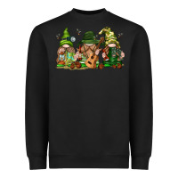 Black camping gnomies Heavyweight Sweatshirt - texasbilliewilder