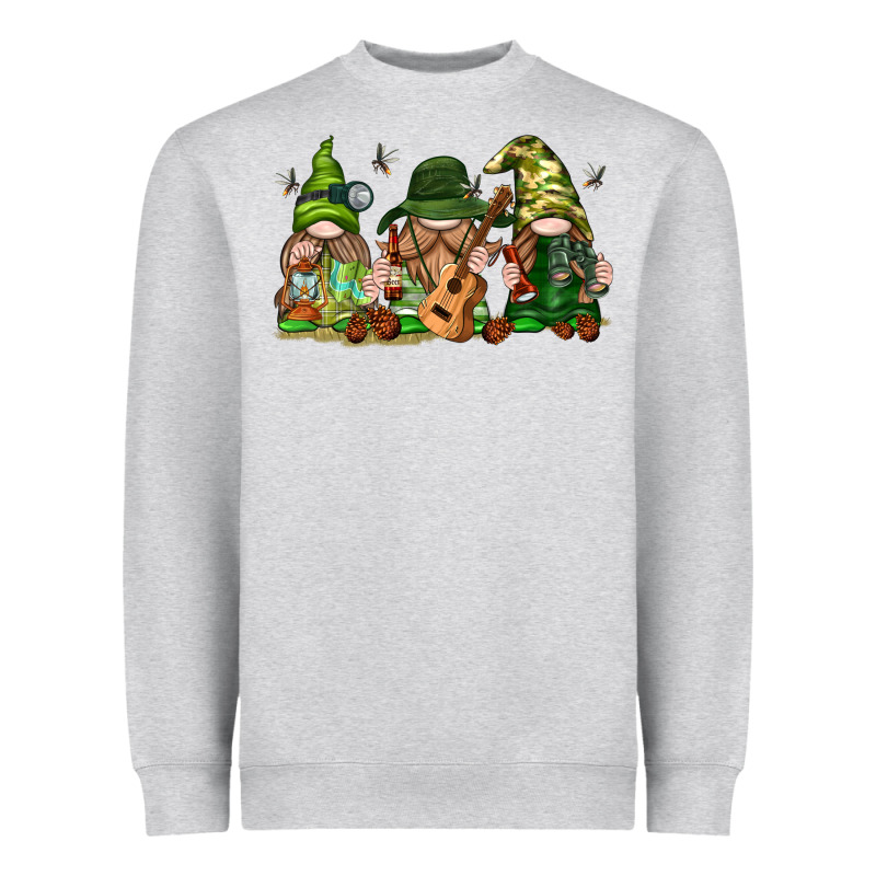 Camping Gnomies Heavyweight Sweatshirt by texasbilliewilder | Teevron