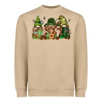 Mushroom camping gnomies Heavyweight Sweatshirt - texasbilliewilder
