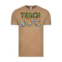 Vintage Coffee teach like a boss Vintage Tee - texasbilliewilder