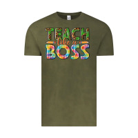 Vintage Olive teach like a boss Vintage Tee - texasbilliewilder