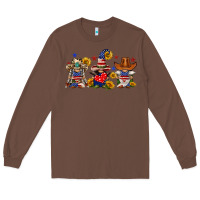 Chestnut american gnomes Long Sleeve Tee - FaDigitalArtStudio