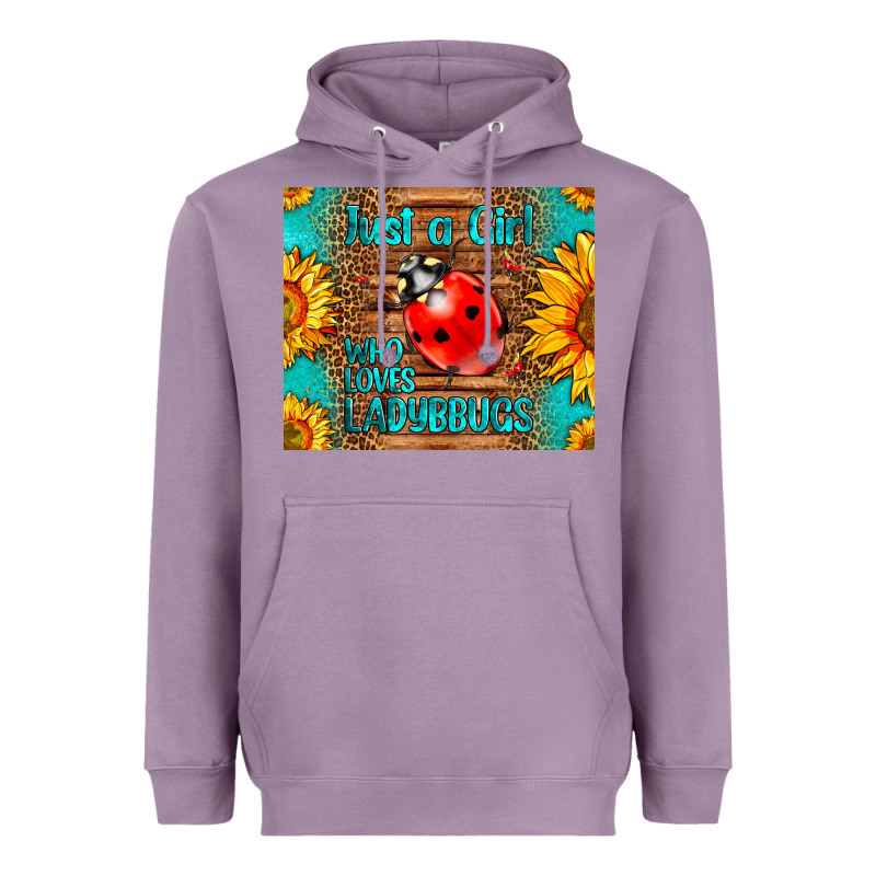 Just A Girl Who Loves Ladybugs Heavyweight Hoodie by LillyAllenDesigns | Teevron