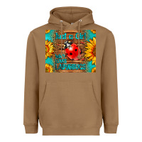 Toasted Coconut just a girl who loves ladybugs Heavyweight Hoodie - LillyAllenDesigns