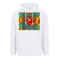White just a girl who loves ladybugs Heavyweight Hoodie - LillyAllenDesigns