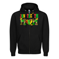 Black juneteenth mom Zipper Hoodie - AdoDesignShop