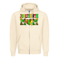 Sandshell juneteenth mom Zipper Hoodie - AdoDesignShop