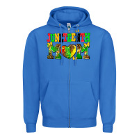 True Royal juneteenth mom Zipper Hoodie - AdoDesignShop