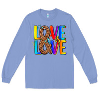 Colony Blue pride lgbtqi love is love Long Sleeve Tee - AdoDesignShop