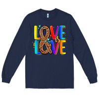 Navy pride lgbtqi love is love Long Sleeve Tee - AdoDesignShop