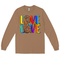 Toasted Coconut pride lgbtqi love is love Long Sleeve Tee - AdoDesignShop