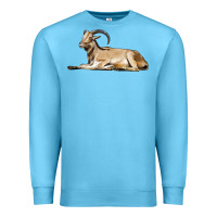 Ocean Blue Spanish Goat Premium Sweatshirt - LillyAllenDesigns