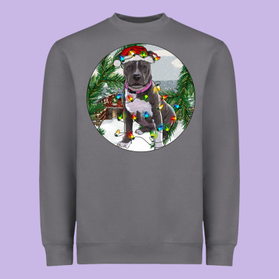Heavyweight Sweatshirt Pitbull And Farm