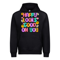Black happy looks good on you Urban Hoodie - Artiststas