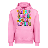 Fuchsia Pink happy looks good on you Urban Hoodie - Artiststas