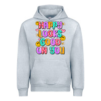 Heather Grey happy looks good on you Urban Hoodie - Artiststas
