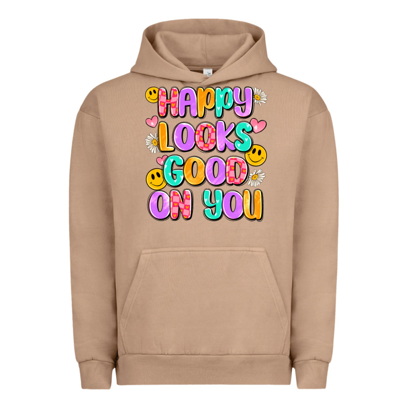Happy Looks Good On You Urban Hoodie by Artiststas | Teevron