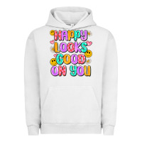 Pigment Lunar Rock happy looks good on you Urban Hoodie - Artiststas