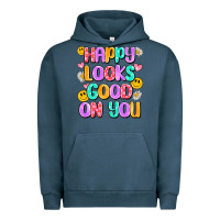Pigment Midnight Navy happy looks good on you Urban Hoodie - Artiststas