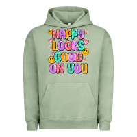 Pigment Oil Green happy looks good on you Urban Hoodie - Artiststas