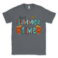 Charcoal Heather sweet summer time Classic Tee - CowhideDigitalArt