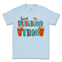 Dusty Blue sweet summer time Classic Tee - CowhideDigitalArt