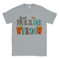 Heather Grey sweet summer time Classic Tee - CowhideDigitalArt