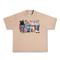 Burro cat coffee cups Urban Heavy Tee - Zillion Design Studio