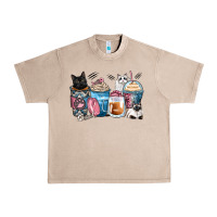 French Oak cat coffee cups Urban Heavy Tee - Zillion Design Studio