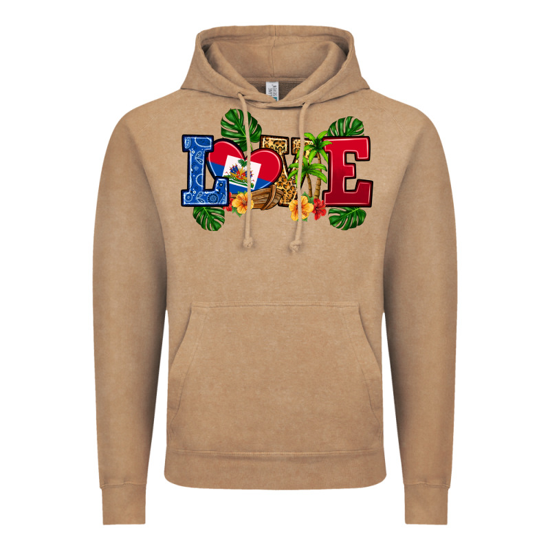 Love Haitian Republic Vintage Hoodie by RanaPortraitStore | Teevron