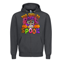 Smoke too cute to spook with owl Zipper Hoodie - Artiststas