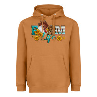 Meerkat Western Farm Life Rooster Head Heavyweight Hoodie - LillyAllenDesigns