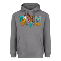 Storm Western Farm Life Rooster Head Heavyweight Hoodie - LillyAllenDesigns