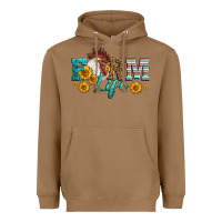 Toasted Coconut Western Farm Life Rooster Head Heavyweight Hoodie - LillyAllenDesigns