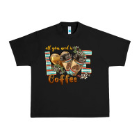 Black all you need is love coffee Urban Heavy Tee - BarkalooDesign