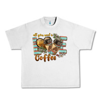 Lunar Rock all you need is love coffee Urban Heavy Tee - BarkalooDesign