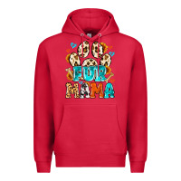 Cardinal fur mama Premium Hoodie - MaliasSmallBusiness