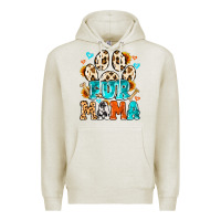 Oatmeal Heather fur mama Premium Hoodie - MaliasSmallBusiness
