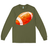 Army Green american football  pigskin  gridiron football Long Sleeve Tee - FaDigitalArtStudio