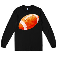 Black american football  pigskin  gridiron football Long Sleeve Tee - FaDigitalArtStudio