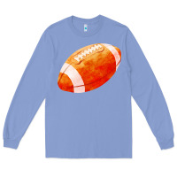 Colony Blue american football  pigskin  gridiron football Long Sleeve Tee - FaDigitalArtStudio