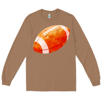 Toasted Coconut american football  pigskin  gridiron football Long Sleeve Tee - FaDigitalArtStudio